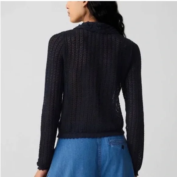 Gap x Doen Linen Blend Cardigan - Picture 3 of 4